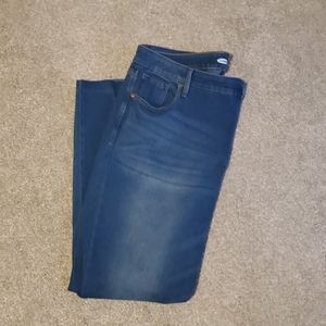 Frayed Ankle Jean (Tall)